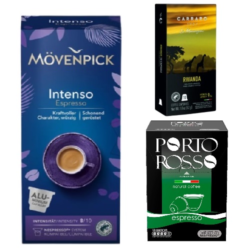 Капсулы для Nespresso 3 вида